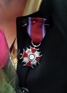 Elżbieta Golińska została odznaczona Srebrnym Krzyżem Zasługi